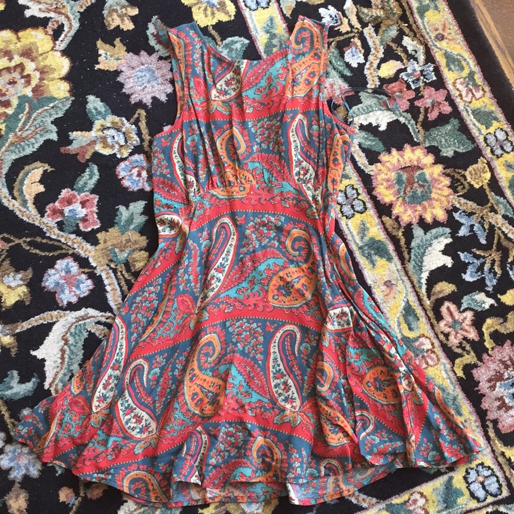Free People Paisley Skater Dress